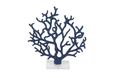 Escultura coral azul UA-1545