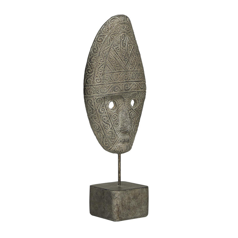 Escultura Máscara Africana Ovalada UA-1940/A