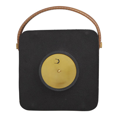 Decoración Reloj Metálico Negro UA-1959