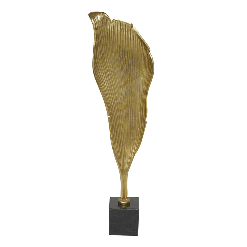 Escultura Hoja Dorada Chica UA-1961