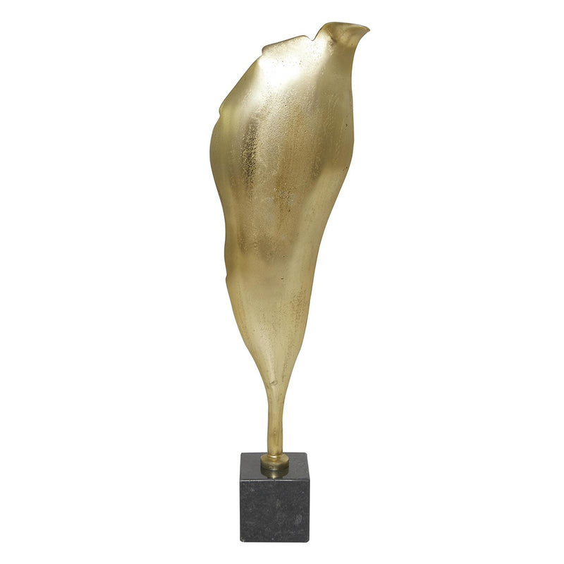 Escultura Hoja Dorada Chica UA-1961