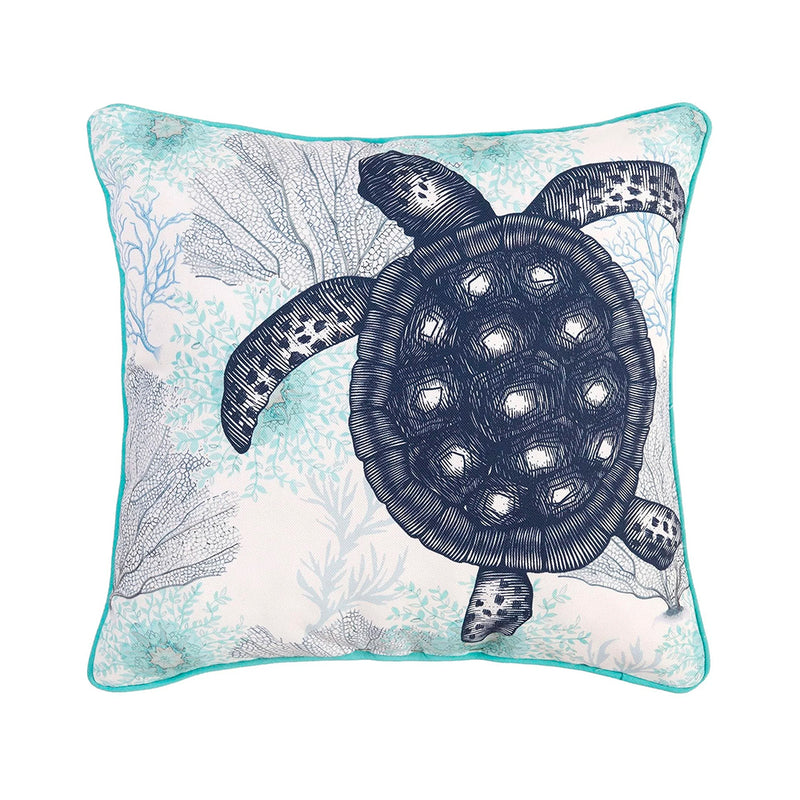 Cojín aqua/tortuga EN-252