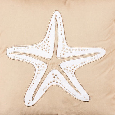 Cojín beige/estrella EN-248