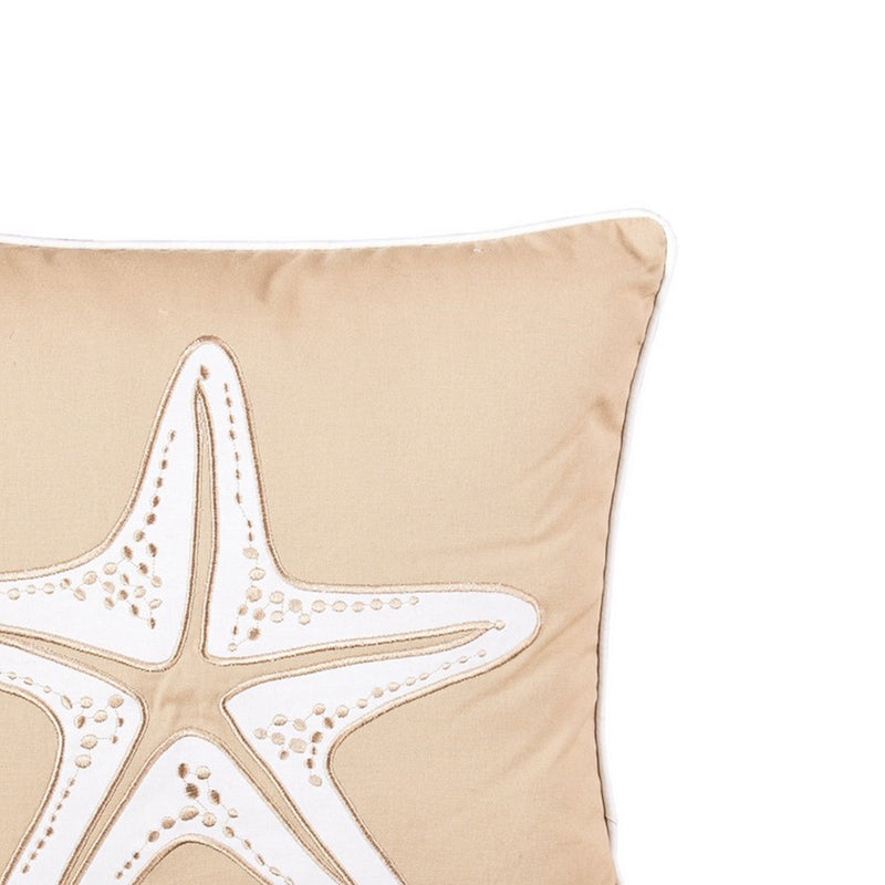 Cojín beige/estrella EN-248