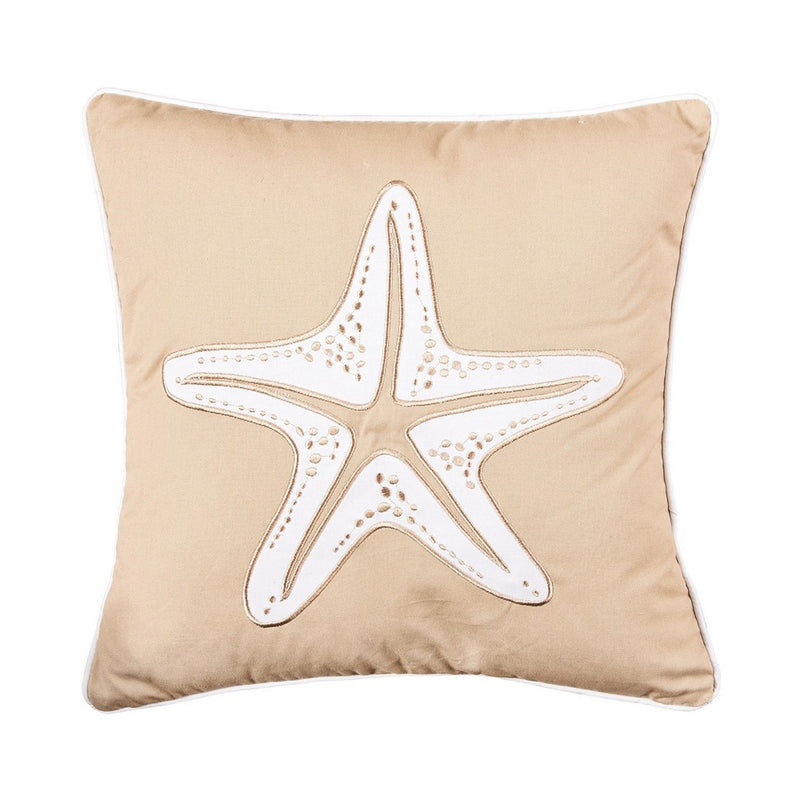 Cojín beige/estrella EN-248