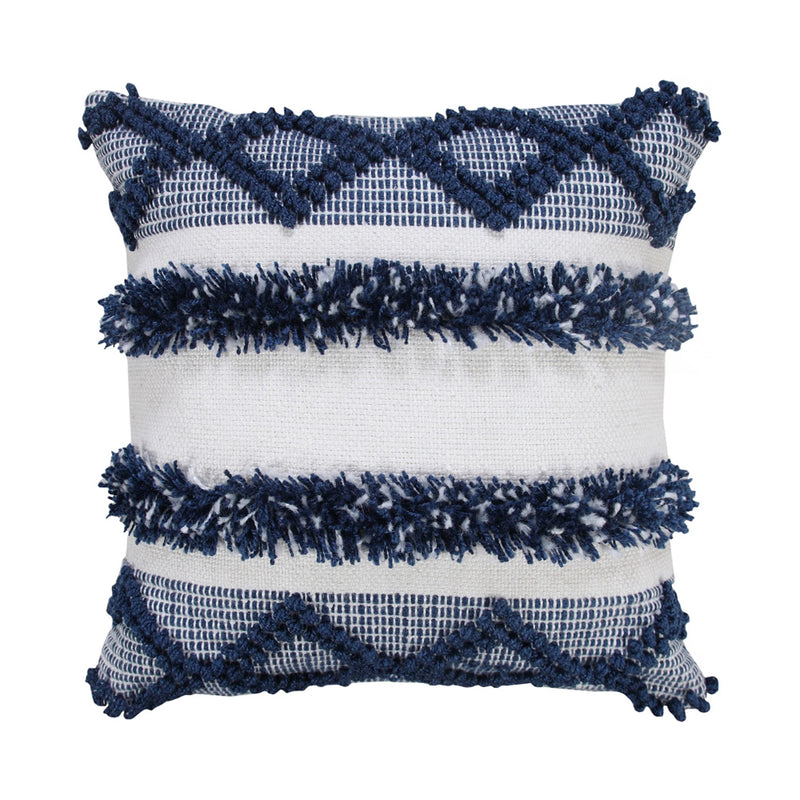 Cojín bordado azul LR-035