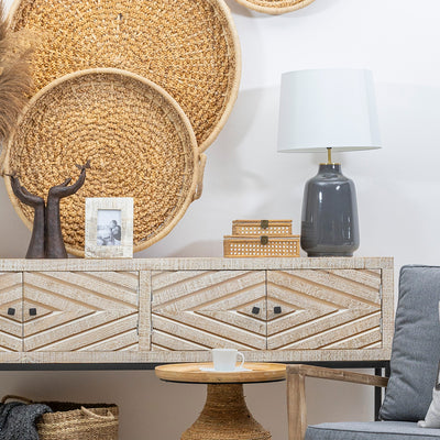 Lampara Cerámica Negro, tonos monocromáticos, lampara de cerámica, Pantalla de tela de poliéster, cuerpo de cerámica con acabado negro.