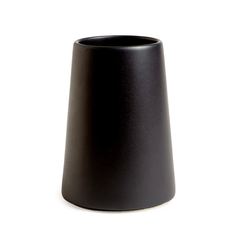 Vaso Pasta Cráter Negro MV-016
