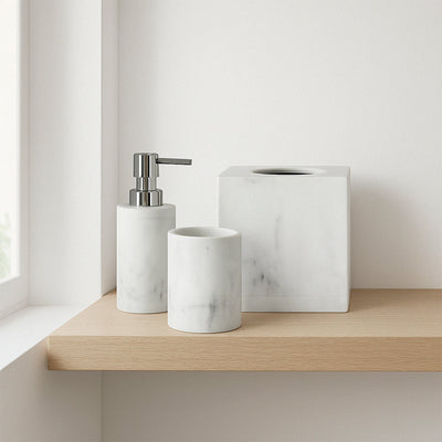 Juego de Baño Michael Blanco/Gris MV-J33