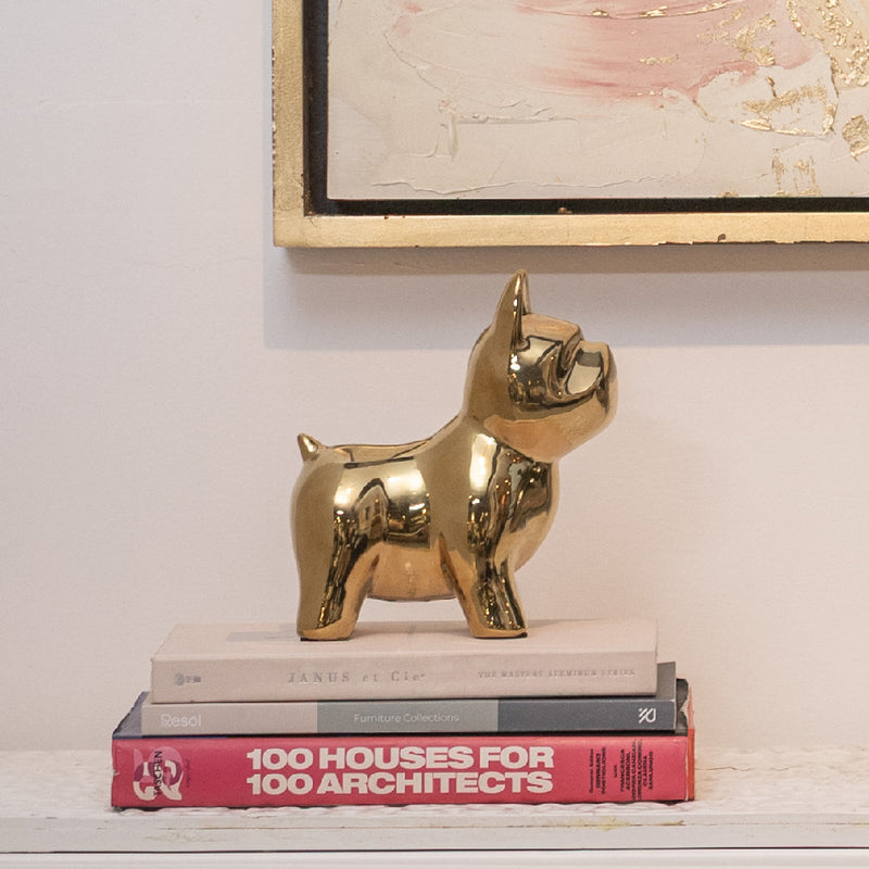Escultura Perro Gold SA-1262