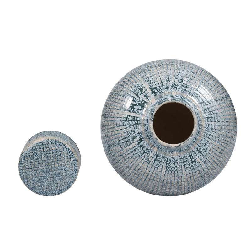 Jarrón Azul con Tapa SA-1267/1329