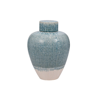 Jarrón Azul con Tapa SA-1267/1329