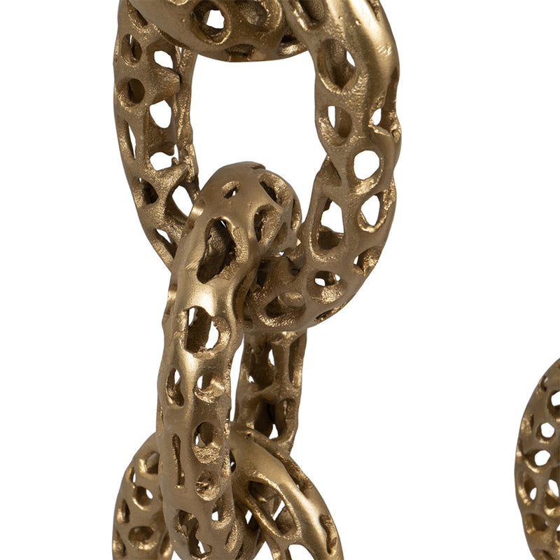 Set 2 Decoración Cadena Oro SA-1327