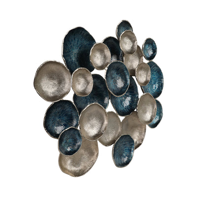Decoración de pared Discos Azul SA-1346
