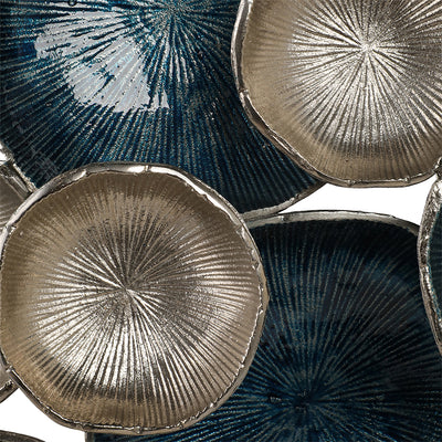 Decoración de pared Discos Azul SA-1346