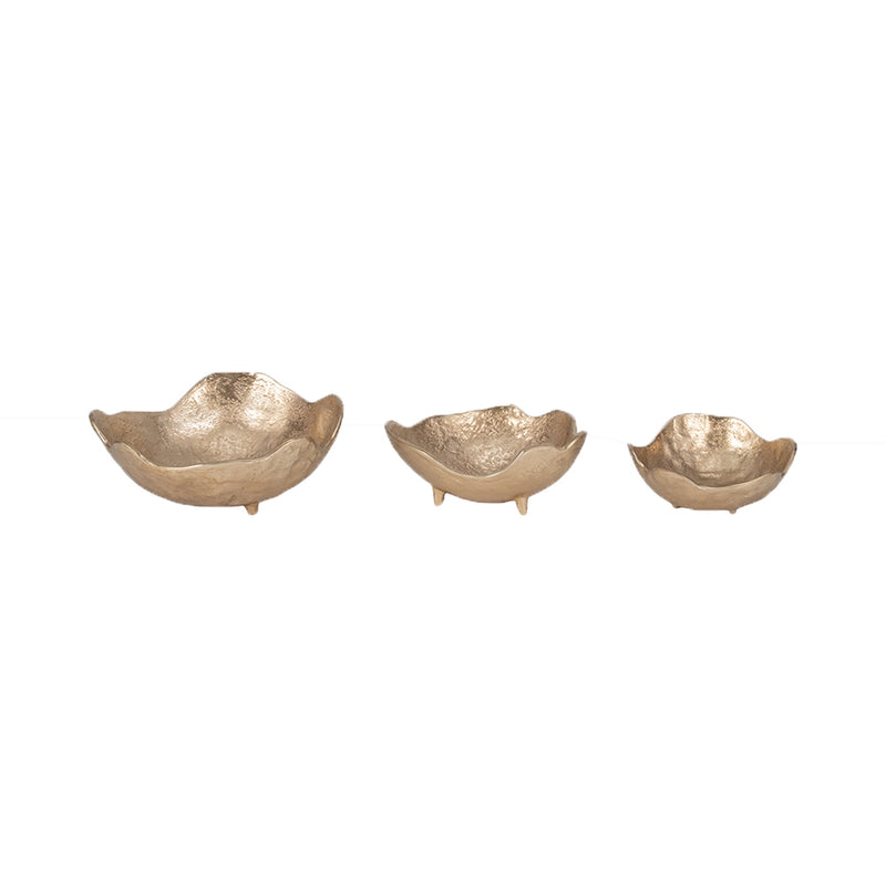 Set 3 Bowl Pétalos Dorados SA-1351