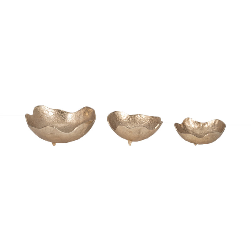 Set 3 Bowl Pétalos Dorados SA-1351