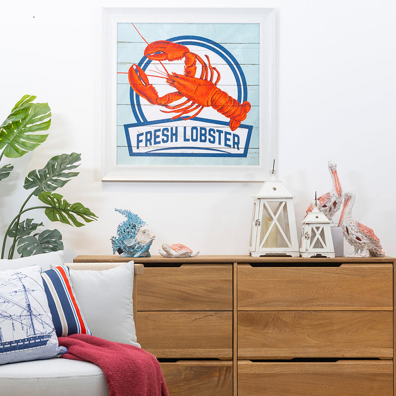 Linternas blanca, madera con acabado blanco envejecida, estilo náutico, con panel de vidrio, material de madera y metal.