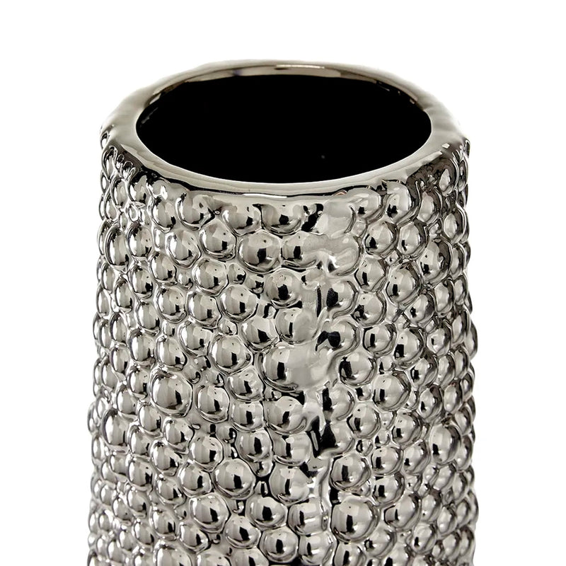 Jarrón Burbujas Plateado UA-1576/7