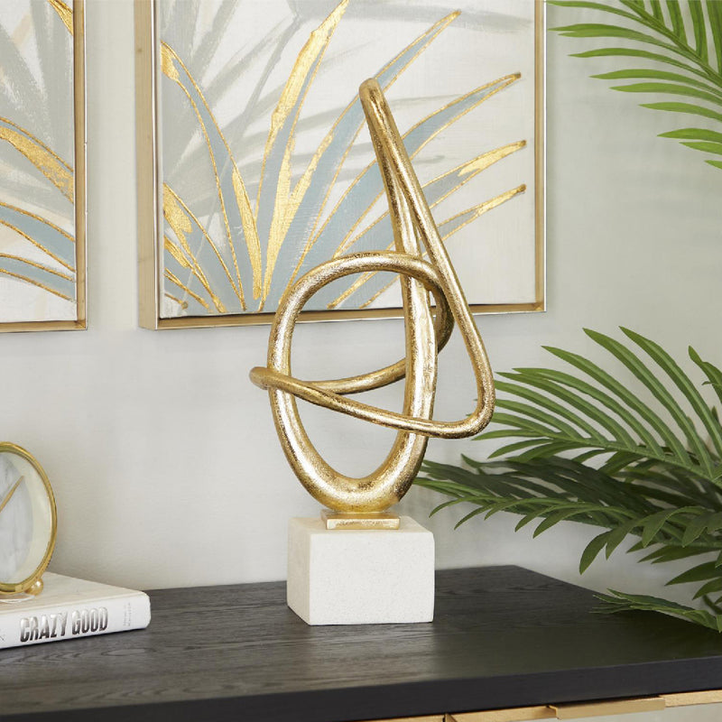 Escultura Irregular Gold UA-1625