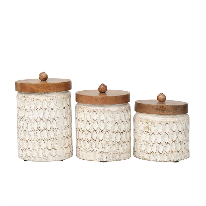 Set 3 Frascos Maché UA-1921
