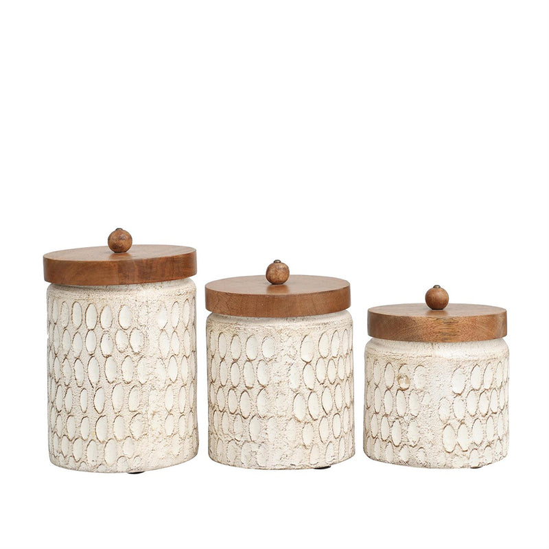 Set 3 Frascos Maché UA-1921