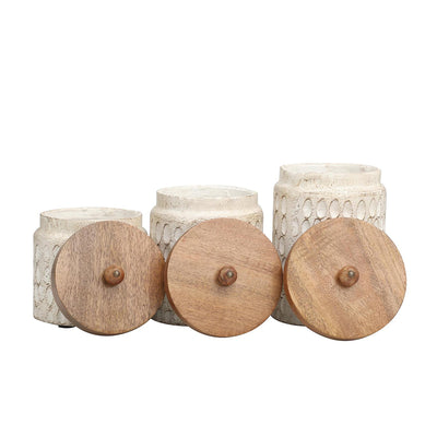 Set 3 Frascos Maché UA-1921