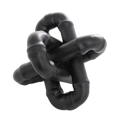 Escultura Eslabón Metálico Negro UA-1933