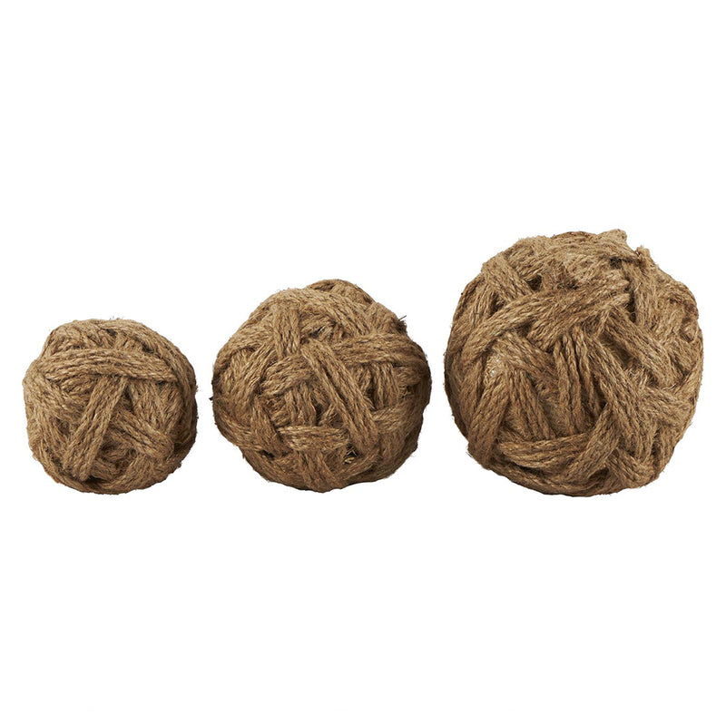Set 3 Esferas Mimbre UA-1935