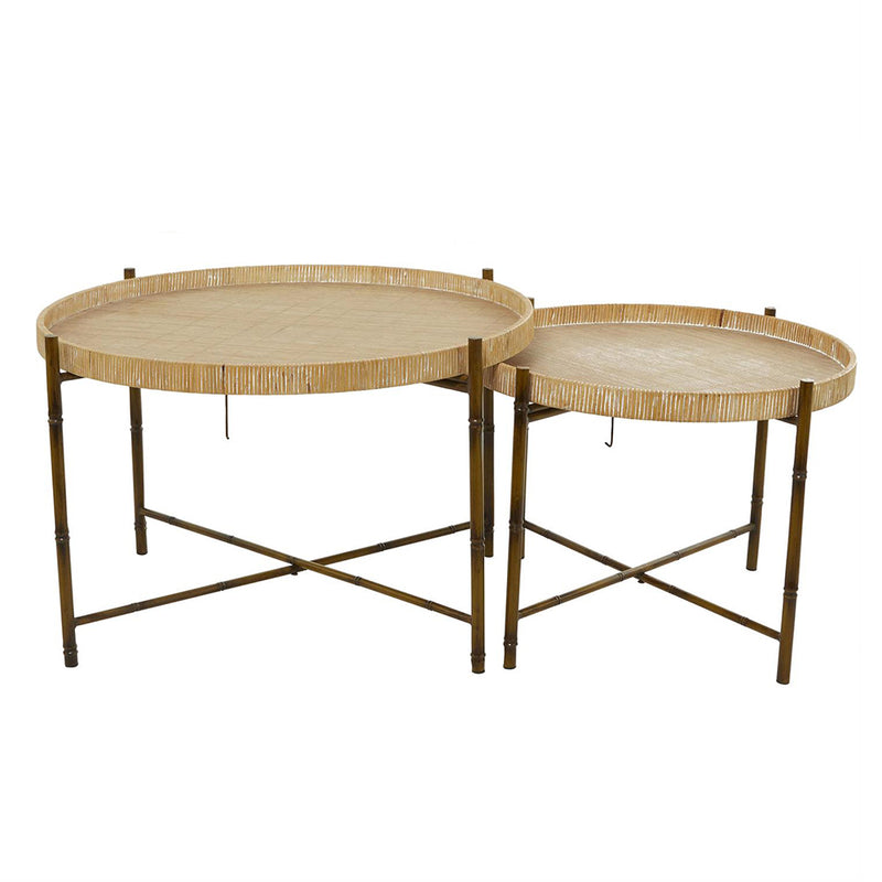 Set 2 Mesa de Centro Ratán UA-1937