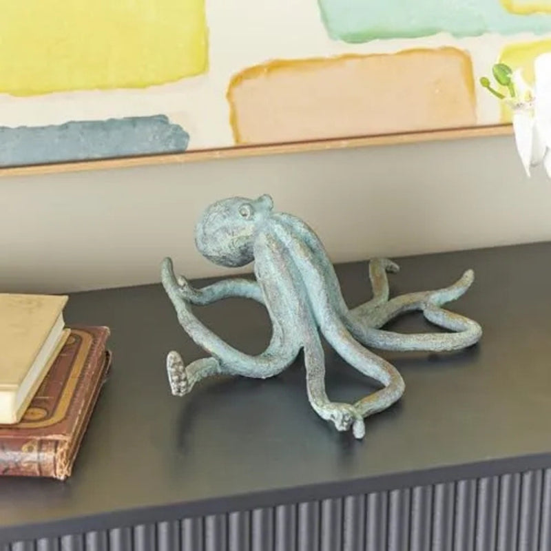 Escultura Pulpo Azul UA-1991