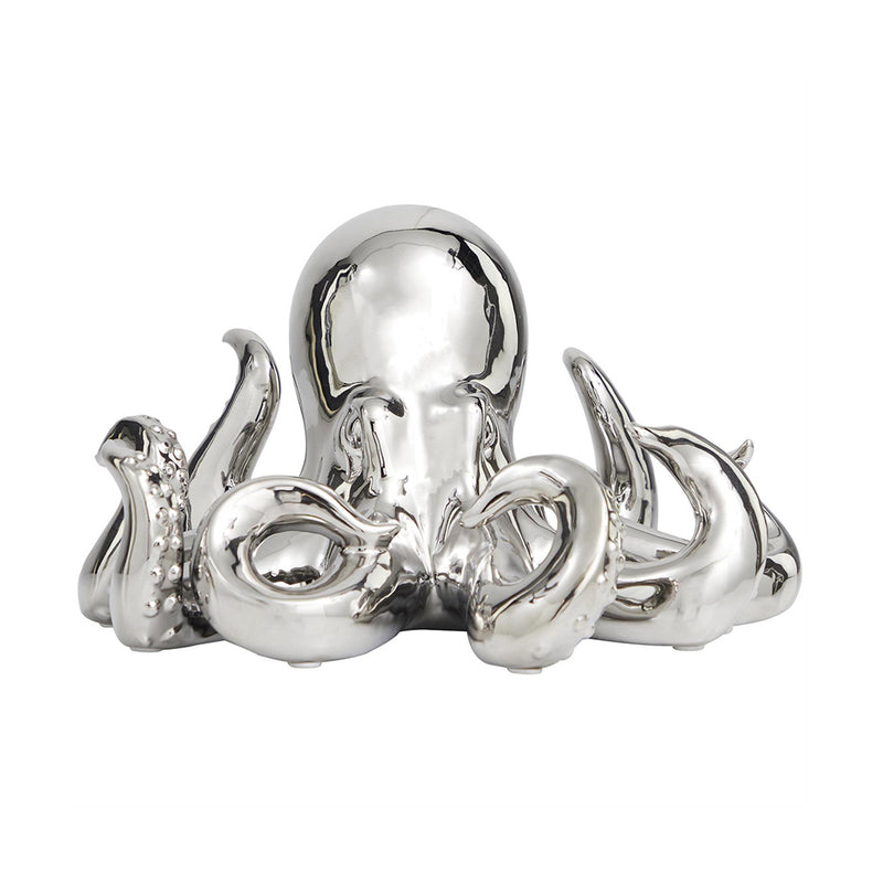 Escultura Pulpo Plateado UA-2010