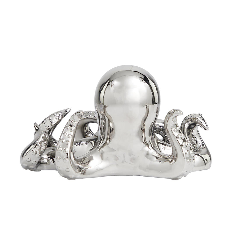 Escultura Pulpo Plateado UA-2010