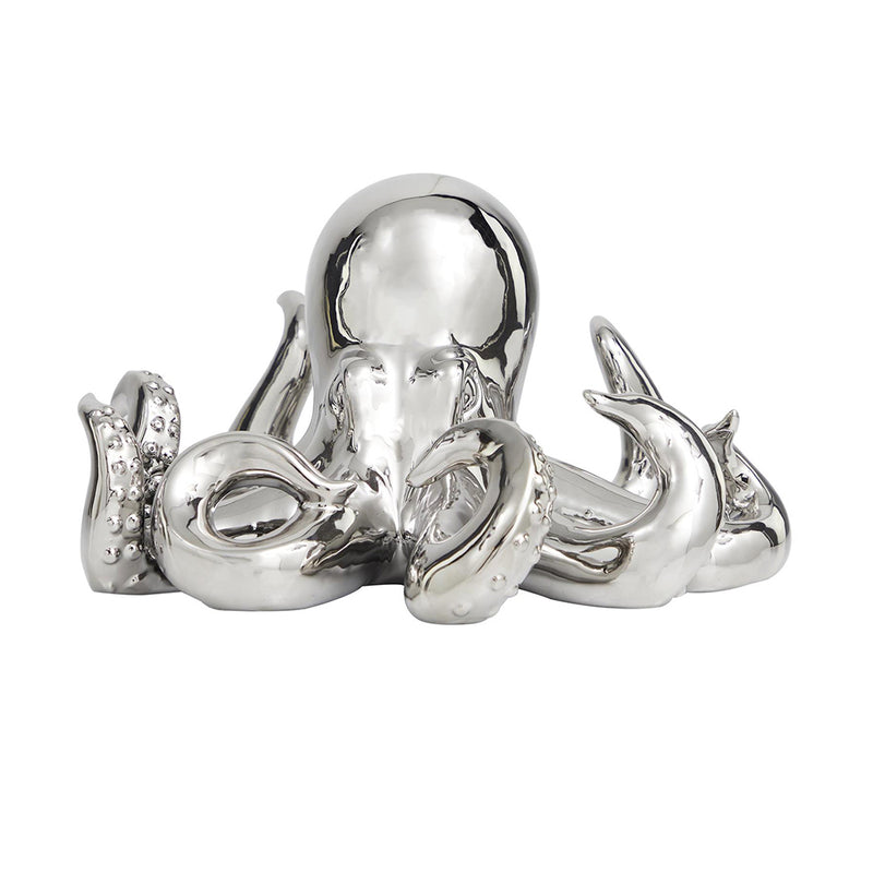 Escultura Pulpo Plateado UA-2010