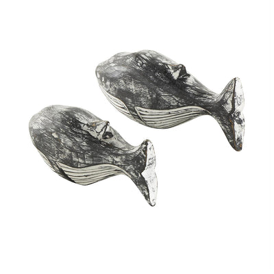 Set de 2 Escultura Ballena UA-2023