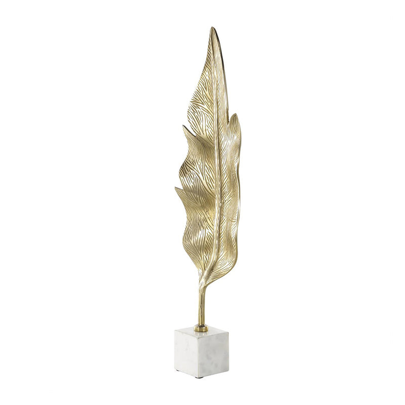 Escultura Hoja Dorada UA-2030/31
