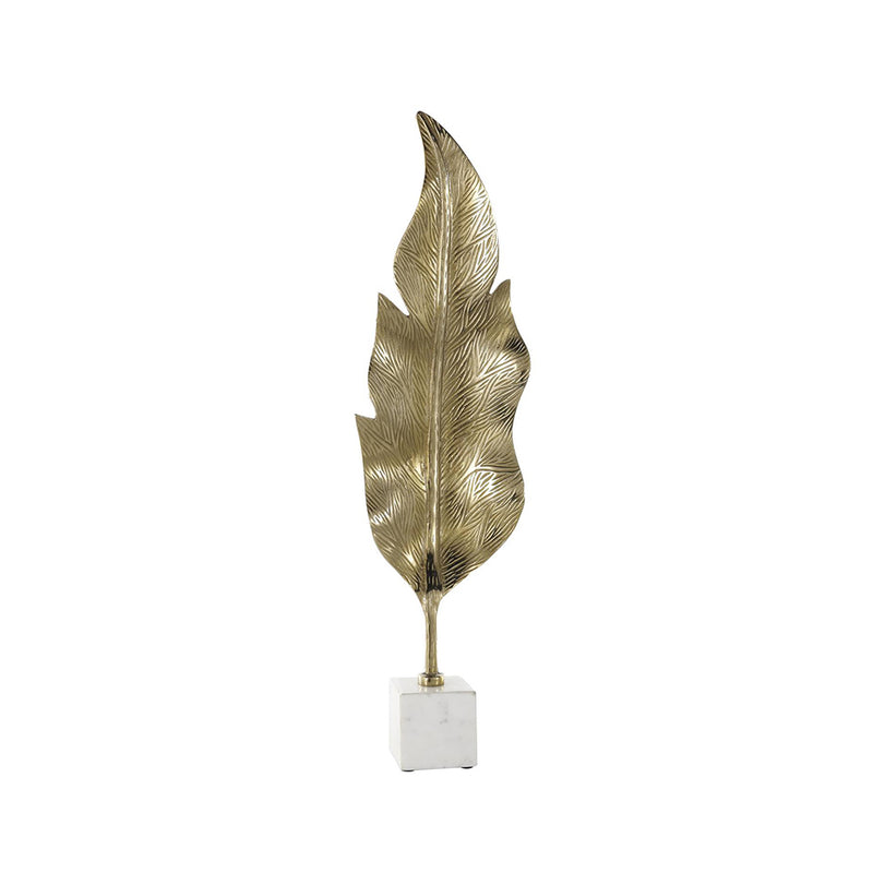 Escultura Hoja Dorada UA-2030/31