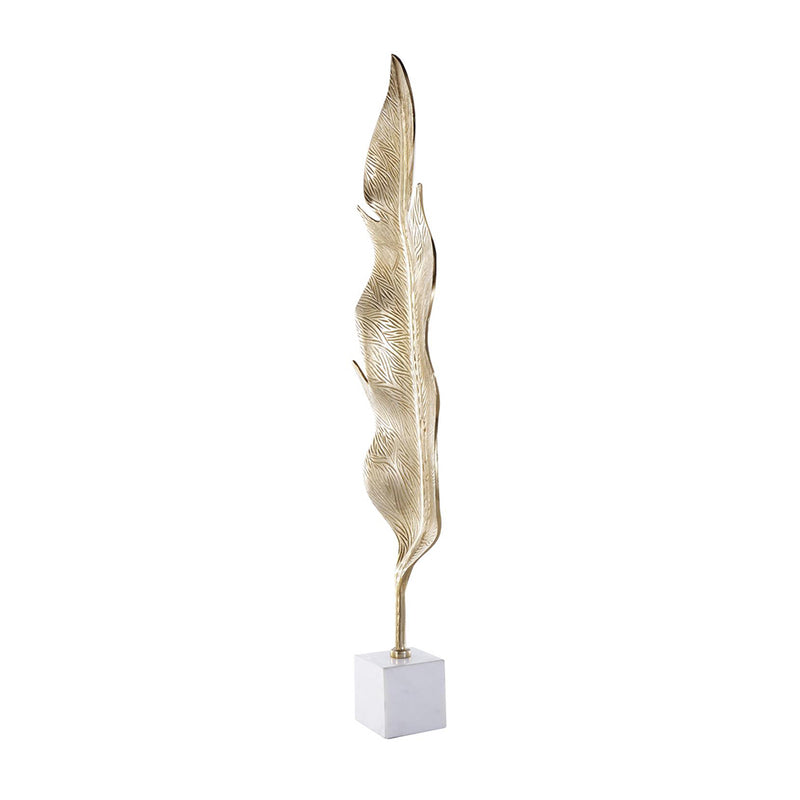Escultura Hoja Dorada UA-2030/31