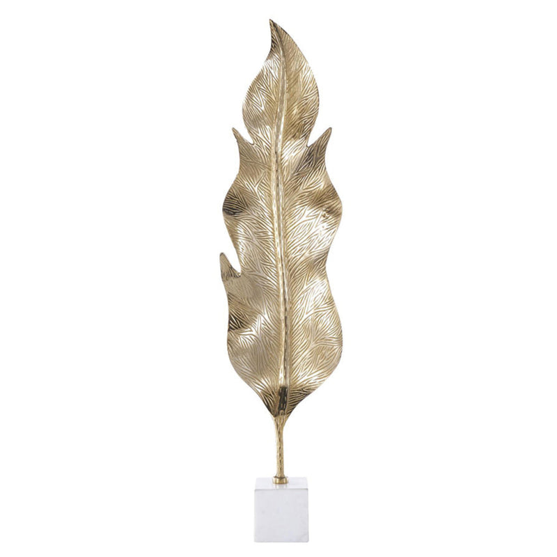 Escultura Hoja Dorada UA-2030/31