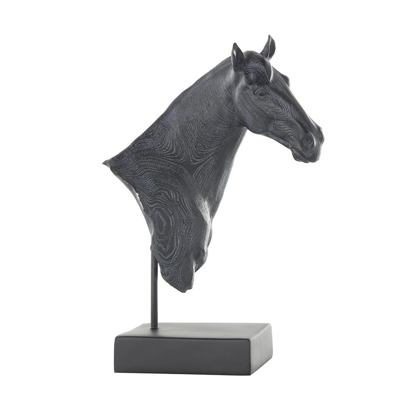 Escultura Caballo Negro UA-2051