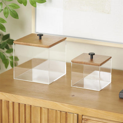 Set 2 Alhajero Acrílico Cubo UA-2075