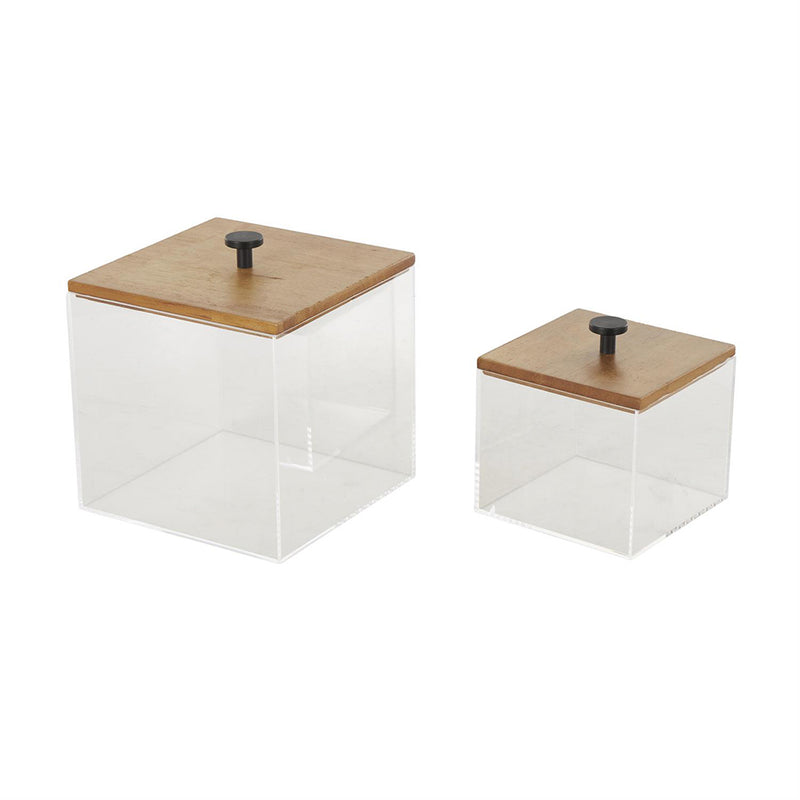 Set 2 Alhajero Acrílico Cubo UA-2075