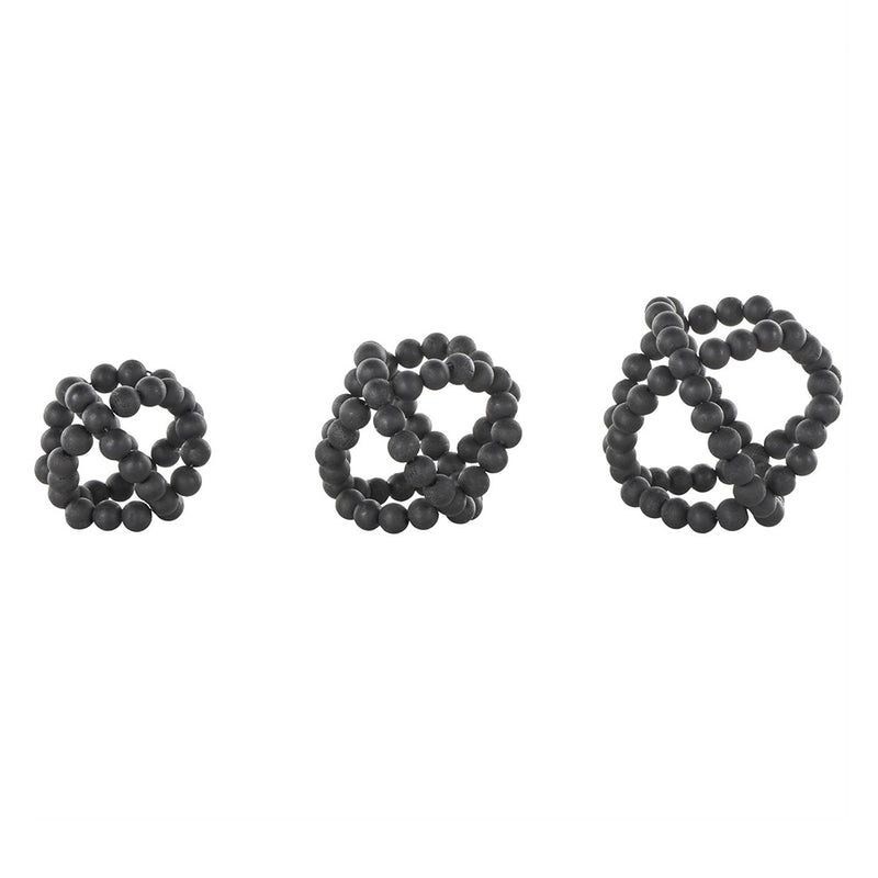 Set 3 Esferas Noir UA-2076
