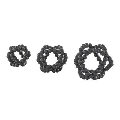 Set 3 Esferas Noir UA-2076