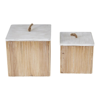 Set 2 Alhajero Cubo Madera UA-2077