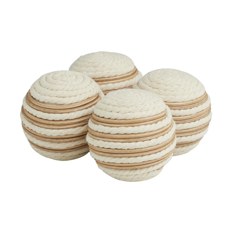 Set 4 Esferas Yute UA-2103