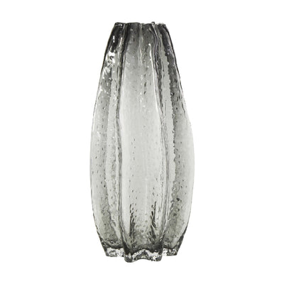 Jarrón Vidrio Gris UA-2202