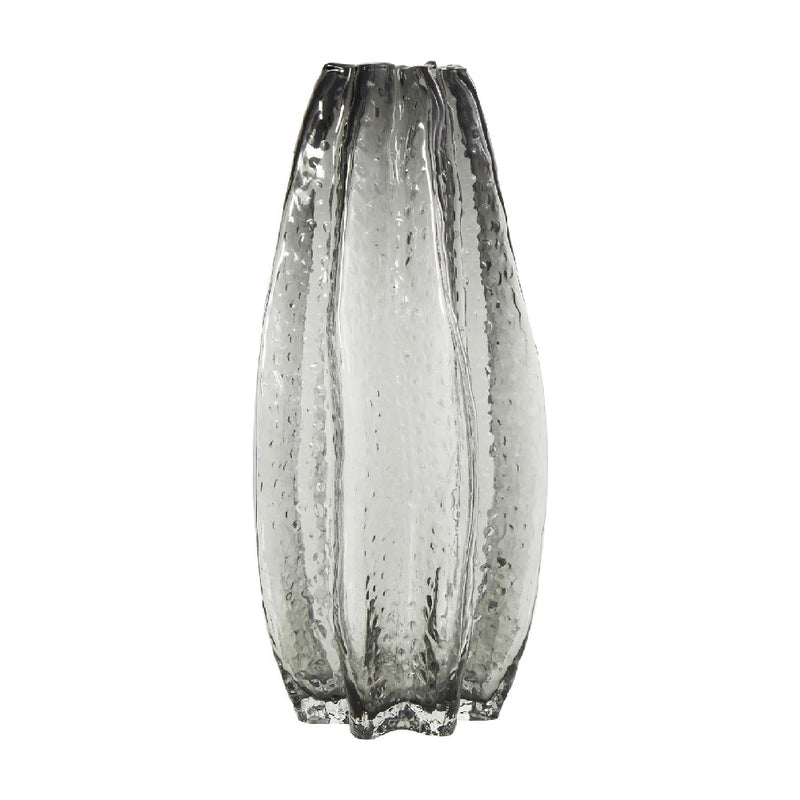 Jarrón Vidrio Gris UA-2202