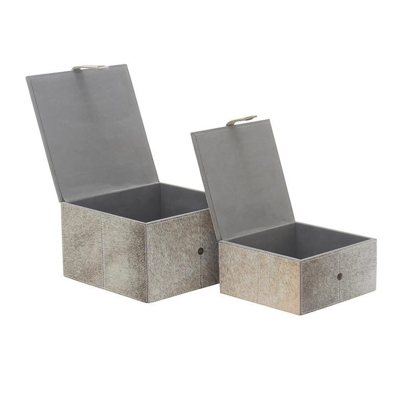 Set 2 Alhajero Cuero Gris UA-2234