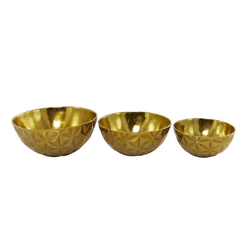 Bowl Facetado Dorado UA-1916A/B/C